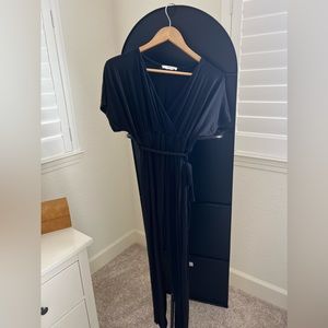 Pinkblush black cross front jumper